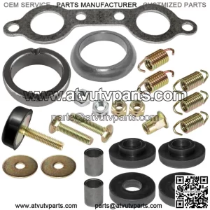 Exhaust Muffler Silencer Kit for Polaris Sportsman 800 EFI Forest 6x6 2007-2014 (For: Polaris Sportsman 800)