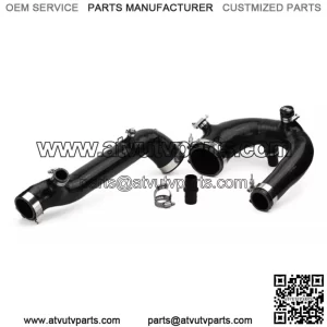 SxS Polaris RZR Turbo R & Pro XP Silicone Charge Tube Kit 2020-2025 Black