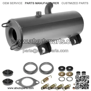 Polaris Scrambler 500 4X4/2X4 2000-2004 Exhaust Muffler Silencer Kit