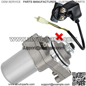 3 Bolt Starter Motor+Solenoid Starter Relay,for 50cc 70cc 90cc 100cc 110cc 125cc Dirt Bikes Go Karts ATVs Pit Bike Dune Buggy Sandrail Quad 4 Wheelers SSR Roketa Taotao Coolster Jonway SunL,by NAKAO