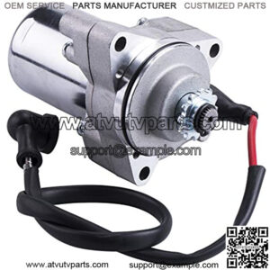 3 bolt Starter Motor WIth Line For 50cc 70 cc 90cc 100cc 110cc 125cc 4 Stroke Quad Wheelers ATVs Taotao SSR Roketa Go Karts Pit Bike Jonway SunL Dune Buggy Sandrail Coolster
