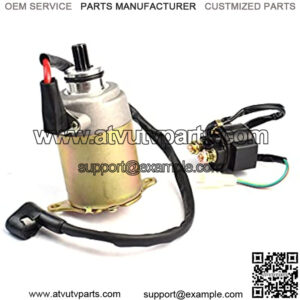 Starter Relay Solenoid Starter Motor for GY6 4-Stroke 50cc 150cc 200cc 250cc Scooter ATV Moped Go Karts 4 Wheelers Dirt Bikes Buggys Compatible with Tao tao SUNL Coolster Baja Roketa