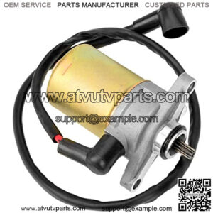 10 Teeth Starter Motor for Tao tao Jonway Sunl Roketa Baja Peace Sports GY6 47cc 49cc 50cc 4-Stroke QMB139 Engine Scooter Moped Parts
