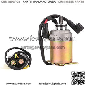 GY6 125CC 150CC Starter motor and Starter relay ATV Scooter Moped ATV Go Karts Quad 4 Wheelers Baja