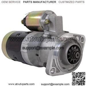 STARTER MOTOR COMPATIBLE WITH MITSUBISHI FORK LIFT FGC-15-LP FGC-15-LPS FGC-15B-G 4G33 1041468, 1085012 1041468 1085012