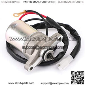 Motorcycle Starter Motor, 10-Spline Starter Replacement fits for Kawasaki KSF50 KFX50 2007-2020, for Kymco VP 50 2012-2015, PEOPLE S 50 till 2006-2009