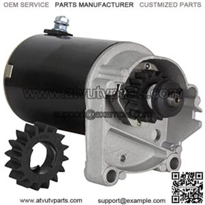 New Starter Motor Compatible With 14 16 18 Hp Starter 497596 V Twin With Free Gear By Part Numbers 393017 AM38984 394674 394808 435307 497596 497956 AM39287