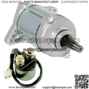Starter And Relay Solenoid for Honda TRX420 FE TRX420FM Rancher 420 4X4 2007-13