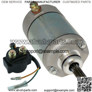 Starter & Relay Solenoid for Honda TRX400EX Sportrax 1999 2000 2001 2002 03 04