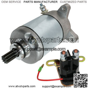 Starter & Relay Solenoid for Polaris Sportsman 400 2001 2002 2003 2004