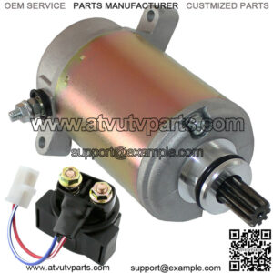 Starter & Relay Solenoid for Yamaha Wolverine 350 YFM350 1996-2005 Atv