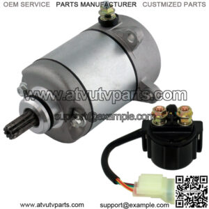 Starter & Relay Solenoid for Honda TRX250TE TRX 250Te Recon 250 Es 2X4 2002-2007