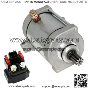 Starter W/ Relay Solenoid for Yamaha 700 YXR700F YXR700 4X4 2008-2013