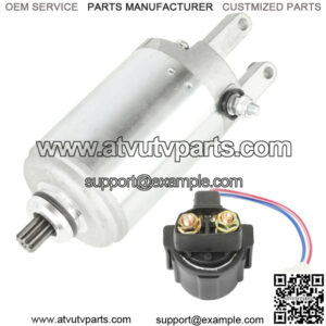 Starter and Relay Solenoid  for Honda Atv TRX250 Fourtrax TRX 250 New 1985 1986