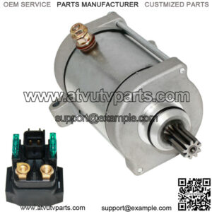 Starter W/ Relay Solenoid for Yamaha Raptor 700 700R YFM700 YFM700R 2006-2012