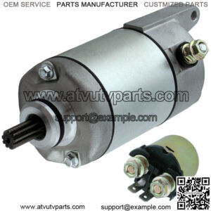 Starter And Relay Solenoid for Kawasaki Bayou 400 KLF400B 4X4 1993-1999