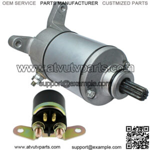 Starter & Solenoid Relay for Suzuki LT230E Quadrunner 1985 1986 1987 88 1989 ATV
