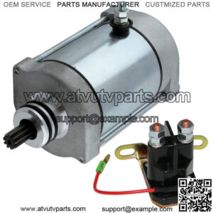 Starter & Relay Solenoid for Polaris Sportsman 700 2002 2003 2004 2005 2006