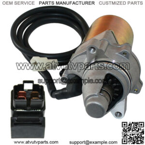 Starter & Relay Solenoid for Kawasaki KFX80 Ksf80 2003 2004 2005 2006