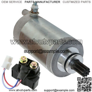 Starter & Relay Solenoid for Yamaha Moto-4 225 YFM225 1986 1987 Atv