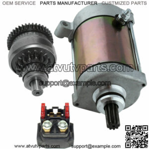 Starter & Drive for Yamaha Grizzly 600 YFM600 595cc Engine 98-01 Relay Solenoid