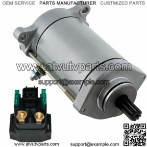 Starter And Relay Solenoid for Suzuki VL1500 Vl 1500 Boulevard C90 2005-2009