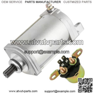 Starter & Solenoid for Bombardier Can Am Outlander 330 STD 2x4 4x4 2004 2005