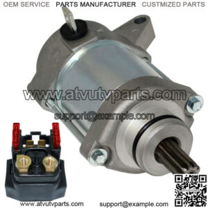 Starter & Relay Solenoid for Yamaha WR450 WR450F 449Cc 2003-2006 Motorcycle New
