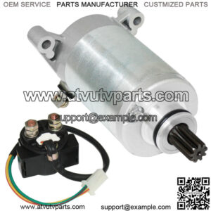 Starter W/ Relay Solenoid for Hyosung GT125 GT125R GT250 GT250R Comet 2003-2006