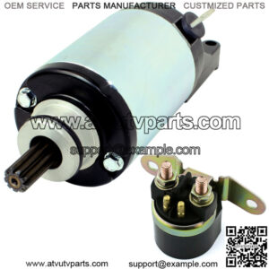 New Starter & Relay Solenoid for Suzuki Gsf400 Gsf 400 BandIT 400 1991 1992 1993