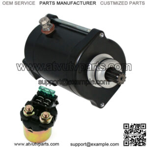 Starter & Solenoid Relay for Honda VT500C Vt 500 C Shadow 491Cc Engine 1983-1984