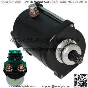 Starter & Solenoid Relay for Honda VT600C Vt 600 C Shadow VLX 583Cc 1988-2007