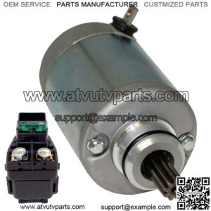 Starter & Relay Solenoid for Suzuki GSX-R600 GSXR600 GSX R600 1997-2000