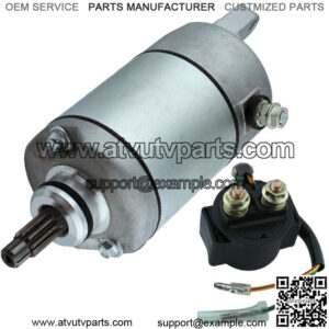 Starter & Relay Solenoid for Honda TRX300EX Sportrax 300 1993 - 2003 (EX) Models