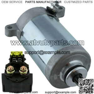 Starter & Relay Solenoid for Kawasaki Bayou 250 KLF250 2003-2011 Atv New