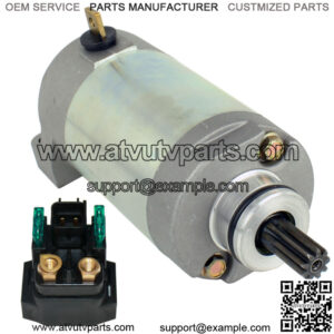 Starter & Solenoid Relay for Yamaha Raptor 250 YFM250 2008 2009 2010 2011 2012