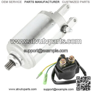 Starter & Solenoid for Honda Atv ATC250ES Big Red ATC250SX 250 ATC250 1985 1986