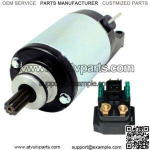 New Starter & Relay Solenoid for Suzuki GSX-750F GSX750F Katana 750 1998-2006