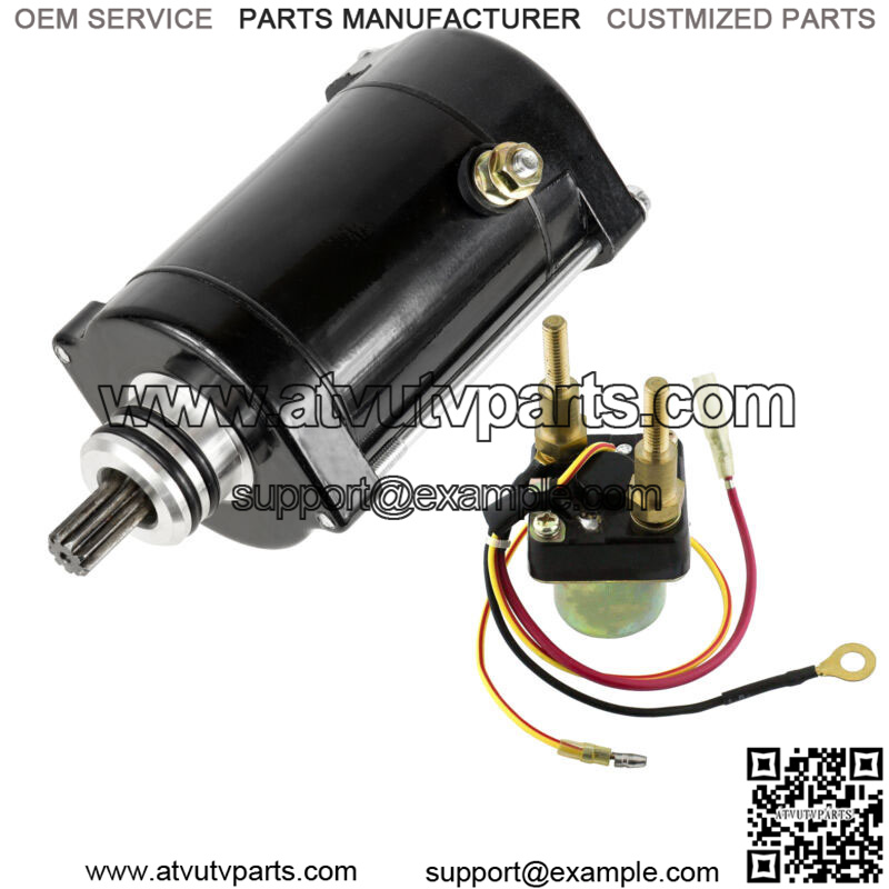 Starter & Relay Solenoid for Kawasaki JH750 750 Ss 1992 1993 1994 1995 1996 1997