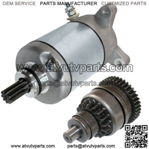 Starter & Drive for Polaris Ranger 2X4 4X4 6X6 1998 1999 2000 2001 2002-2014 New
