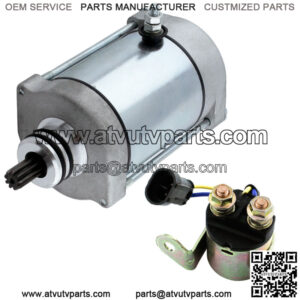 Starter W/ Relay Solenoid For Polaris Ranger 700 4X4 6X6 EFI 2006 2007 2008 2009