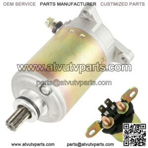 Starter & Relay for Bombardier Can-Am Outlander 650 EFI 2008 2009 2010 2011-2015 (For: Can-Am)