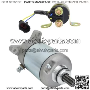 2007-2014 Ranger 400 500 Starter for Polaris 3084981 3090188 with Relay