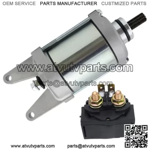 Teryx4 800 Starter for Kawasaki 800 KRT800 All Models 2014-2023 with Relay (For: Kawasaki Teryx 800)