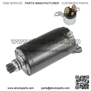 Starter And Relay Solenoid for Bombardier Can-Am Quest 650 / Max 650 2002-2004