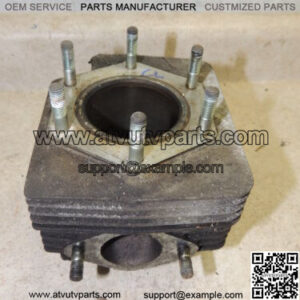 Moto-Ski Snowmobile 340 BSE Clutch Side Cylinder Jug w/ Studs, STD Bore, Clean