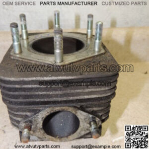 Moto-Ski Snowmobile 340 BSE Flywheel Side Cylinder Jug w/ Studs, STD Bore, Clean