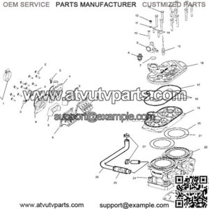 New Snowmobile Cylinder 74.5 (3021008)