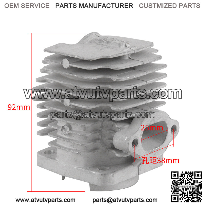 Mini motorcycle accessories 49CC small sports car small off-road 40-6 cylinder liner piston ring cylinder accessories - Image 2