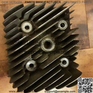 Air Cooled 340 Snowmobile Cylinder Head Right Side